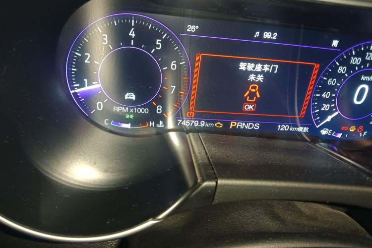 Used Ford Mustang 2021 2.3T EcoBoost Odometer Close Up