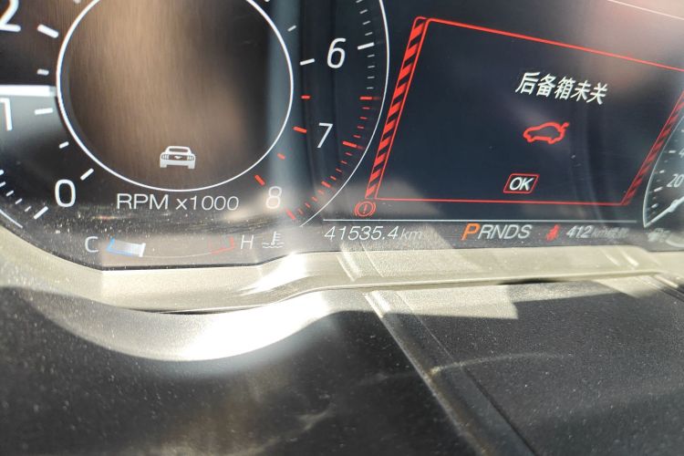 Used Ford Mustang 2021 2.3T EcoBoost Odometer Close Up
