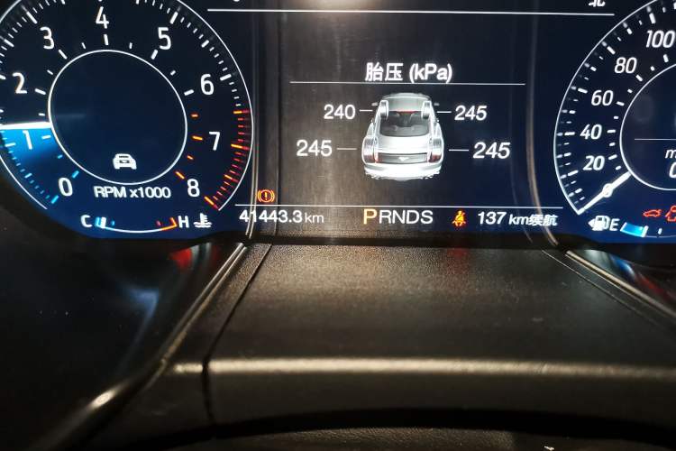 Used Ford Mustang 2021 2.3T EcoBoost Odometer Close Up