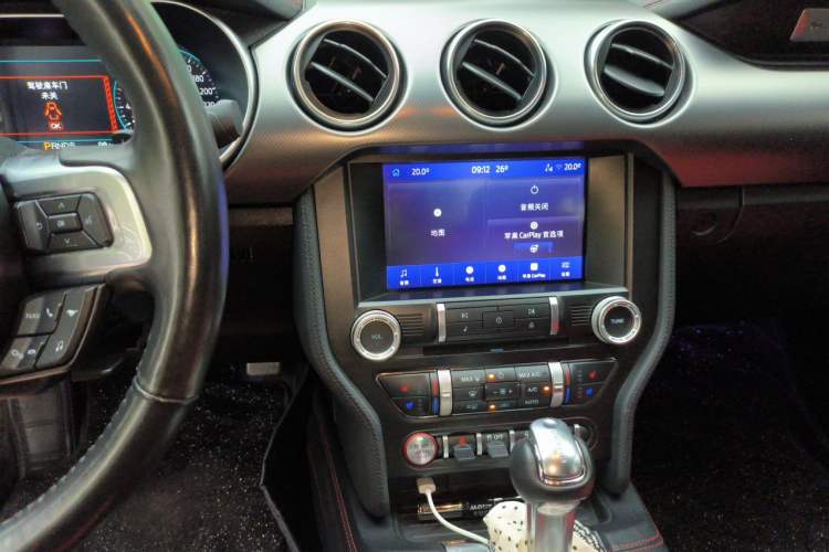Used Ford Mustang 2021 2.3T EcoBoost Obsidian Phantom Special Edition Audio And AC Panel