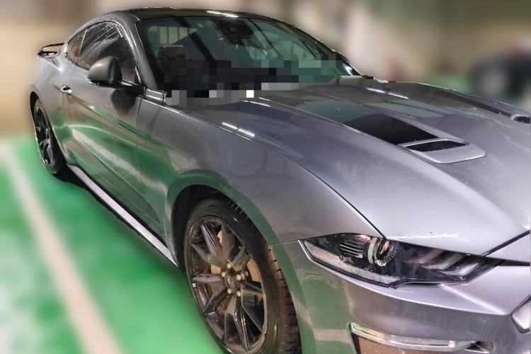 Used Ford Mustang 2021 2.3T EcoBoost Obsidian Phantom Special Edition Front Right 45 Deg