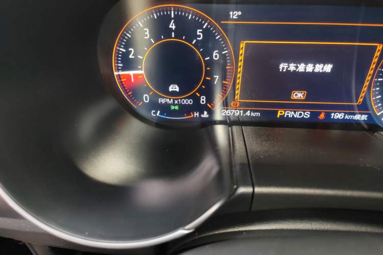 Used Ford Mustang 2021 2.3T EcoBoost Odometer Close Up