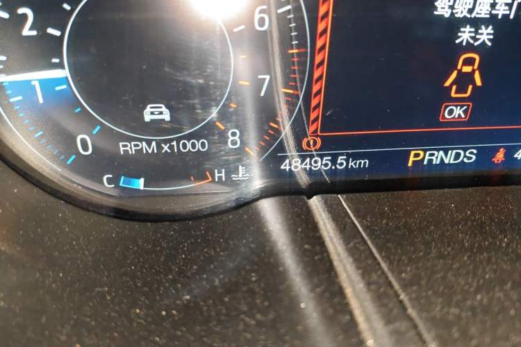 Used Ford Mustang 2021 2.3T EcoBoost Obsidian Phantom Special Edition Odometer Close Up