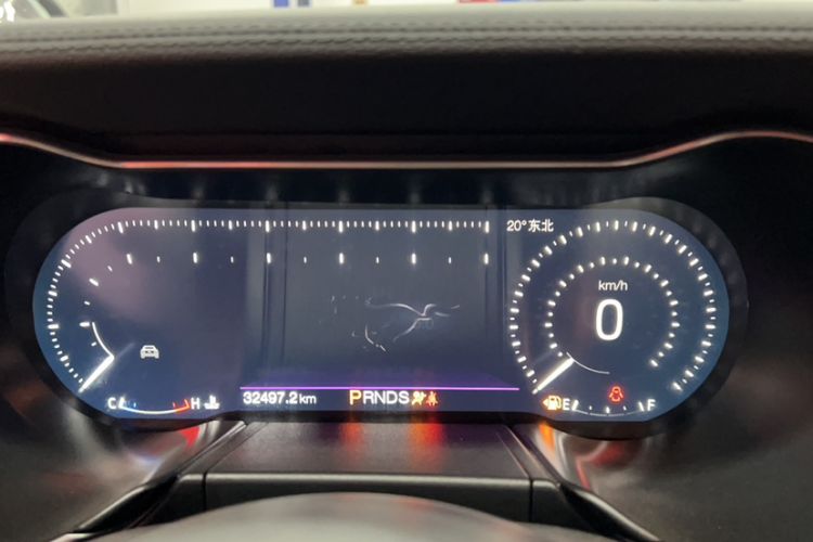 Used Ford Mustang 2021 2.3T EcoBoost Odometer Close Up