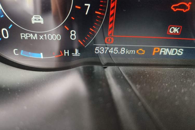Used Ford Mustang  Odometer Close Up