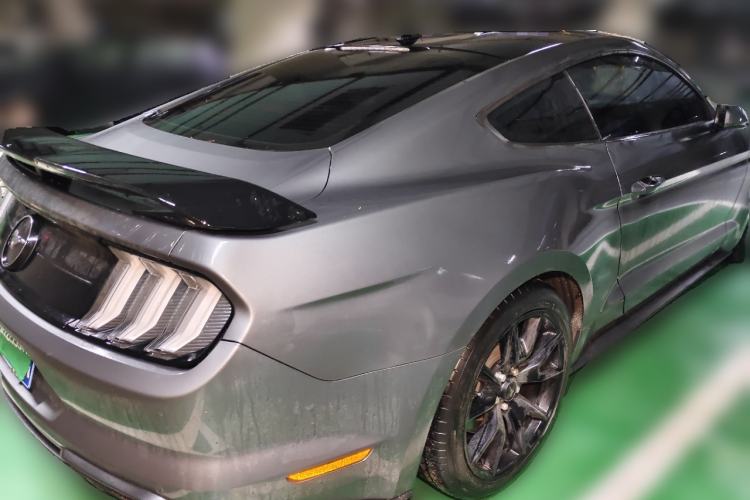 Used Ford Mustang 2021 2.3T EcoBoost Obsidian Phantom Special Edition Rear Right 45 Deg