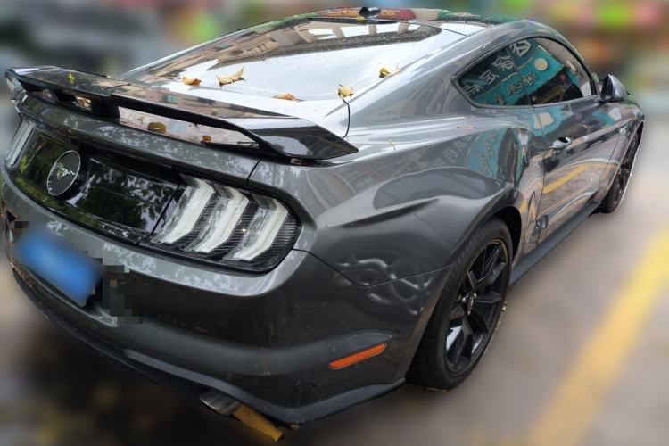 Used Ford Mustang 2021 2.3T EcoBoost Obsidian Phantom Special Edition Rear Right 45 Deg