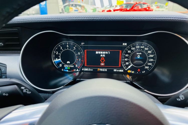 Used Ford Mustang 2021 2.3T EcoBoost Odometer Close Up