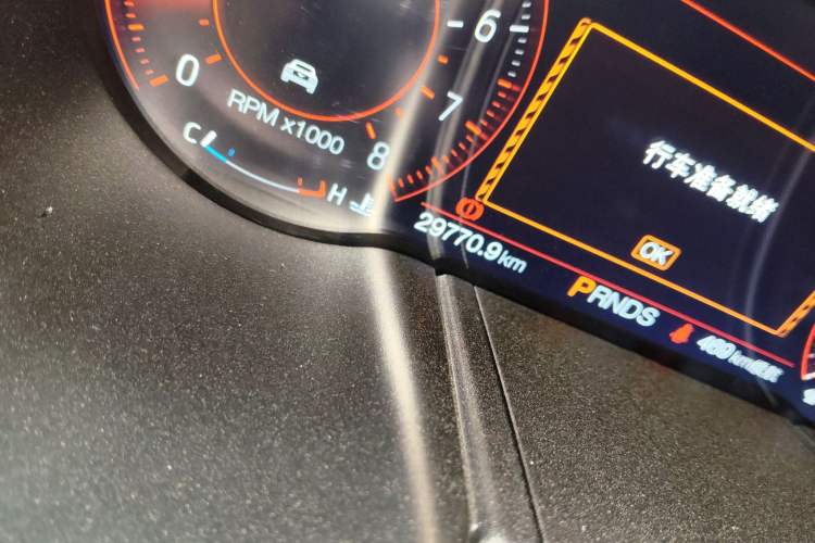 Used Ford Mustang 2021 2.3T EcoBoost Odometer Close Up