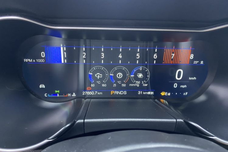 Used Ford Mustang 2021 2.3T EcoBoost Odometer Close Up