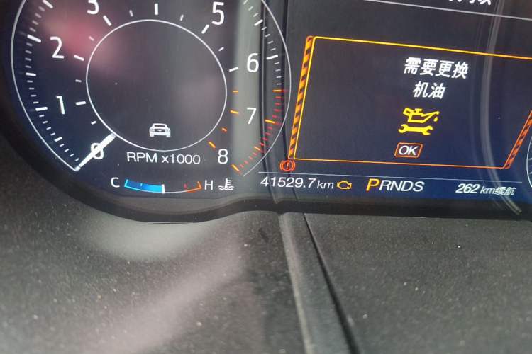 Used Ford Mustang 2021 2.3T EcoBoost Odometer Close Up