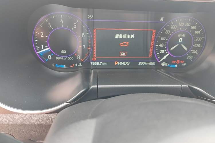 Used Ford Mustang 2021 2.3L EcoBoost Odometer Close Up