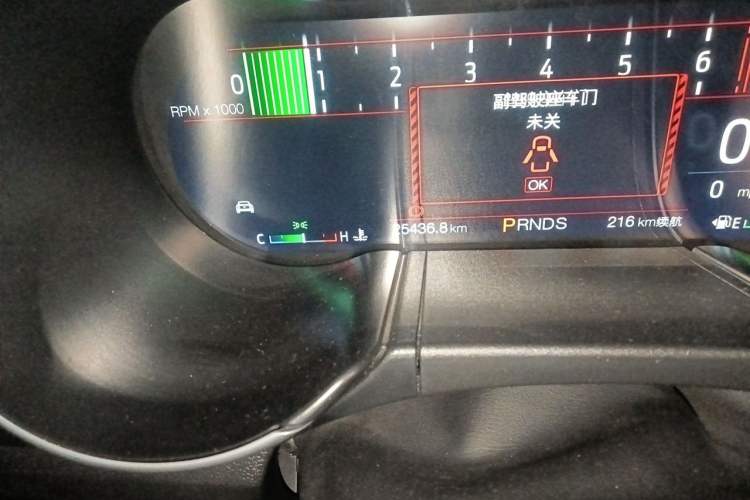 Used Ford Mustang 2021 2.3T EcoBoost Obsidian Phantom Special Edition Odometer Close Up