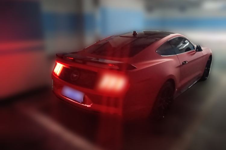 Used Ford Mustang 2021 2.3T EcoBoost Obsidian Phantom Special Edition Rear Right 45 Deg