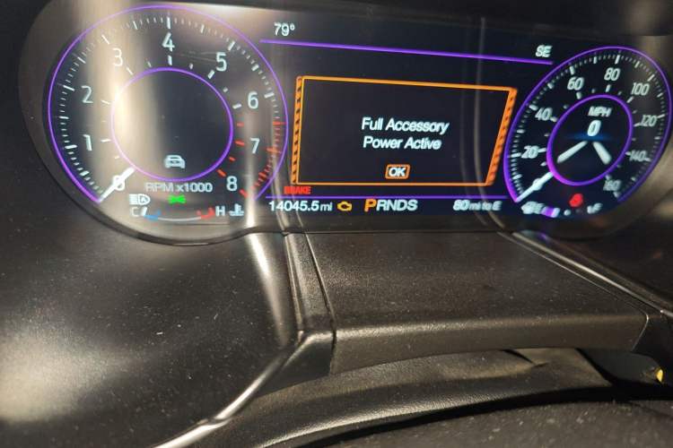 Used Ford Mustang  Odometer Close Up