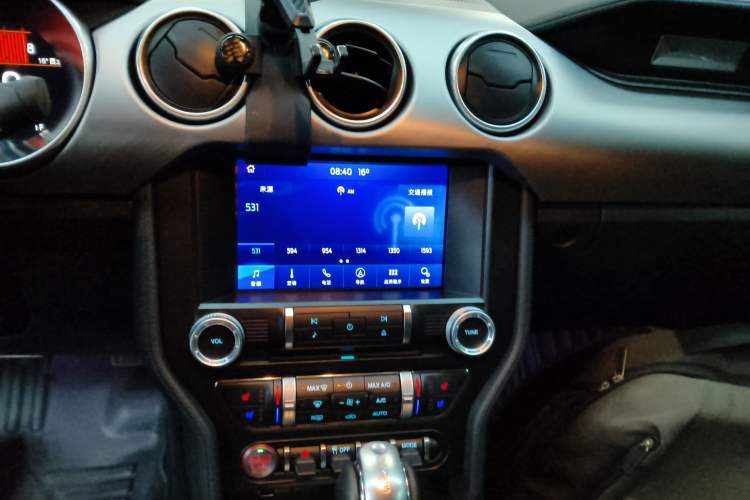 Used Ford Mustang 2021 2.3L EcoBoost Stealth Revival Limited Edition Audio And AC Panel