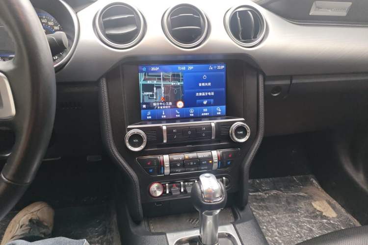 Used Ford Mustang 2021 2.3T EcoBoost Obsidian Phantom Special Edition Audio And AC Panel