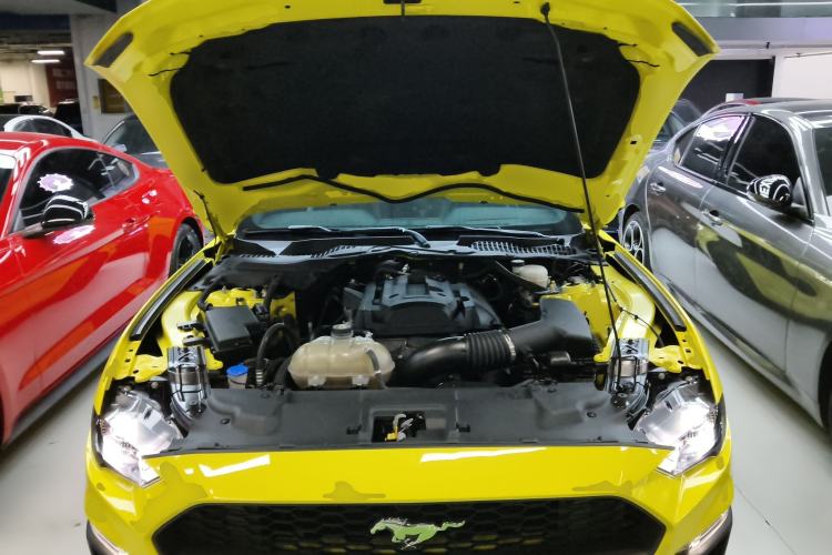 Used Ford Mustang 2021 2.3L EcoBoost Stealth Revival Limited Edition Engine Bay