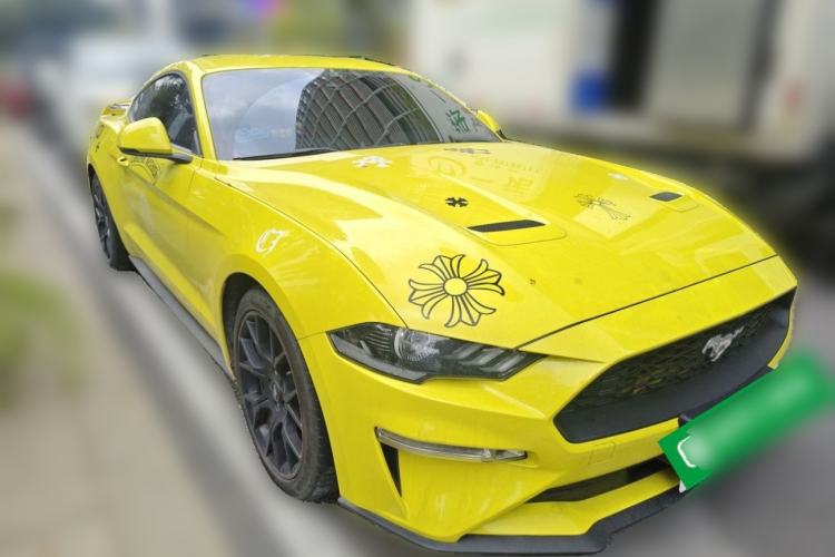 Used Ford Mustang 2021 2.3T EcoBoost Obsidian Phantom Special Edition Front Right 45 Deg