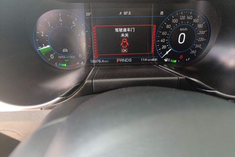 Used Ford Mustang 2021 2.3T EcoBoost Odometer Close Up
