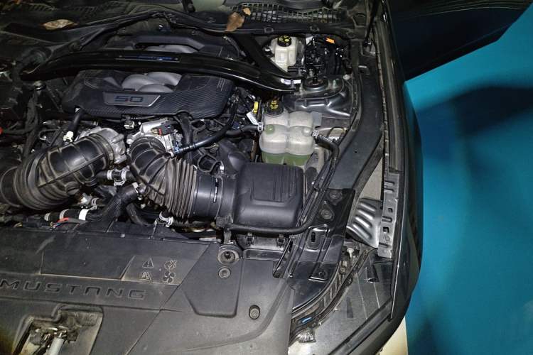 Used Ford Mustang 2024 5.0L V8 Dark Horse Engine Bay Left