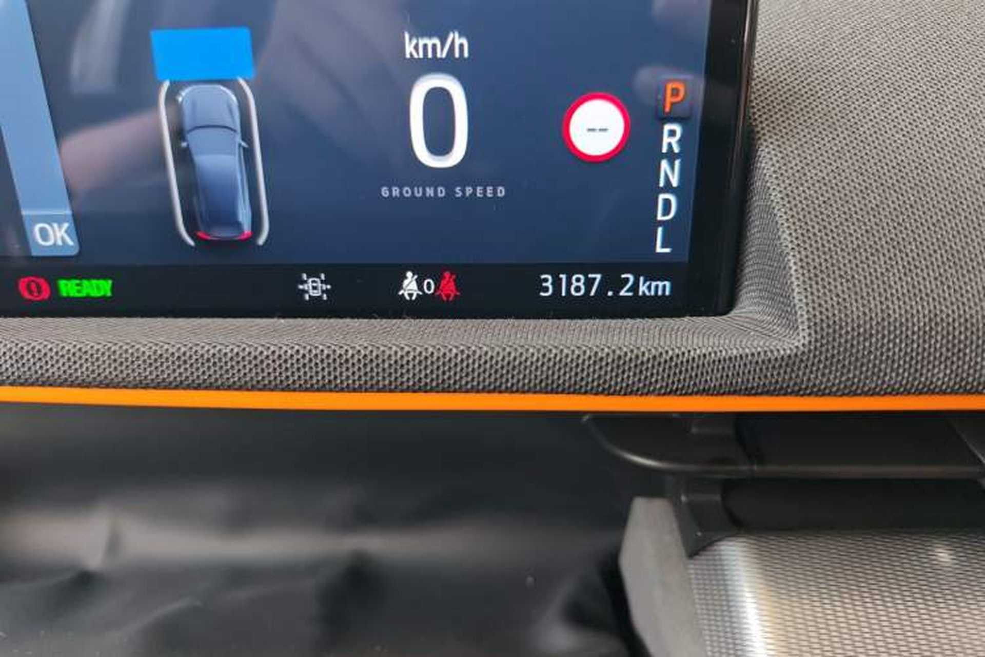 Used Ford Mustang Mach-E 2024 GT Model Odometer Close Up