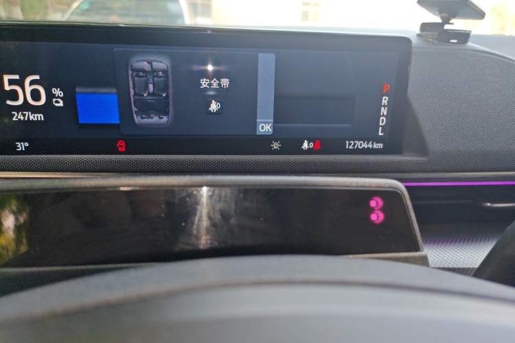 Used Ford Mustang Mach-E 2021 Leap Edition Rear-Drive Version (Standard Range) Odometer Close Up