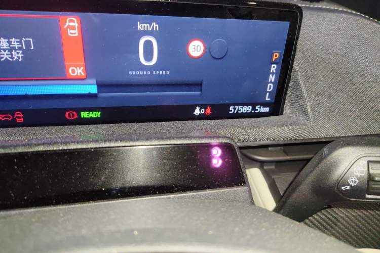 Used Ford Mustang Mach-E 2021 AION Y Plus Rear-Drive Luxury Edition (Long Range) Odometer Close Up