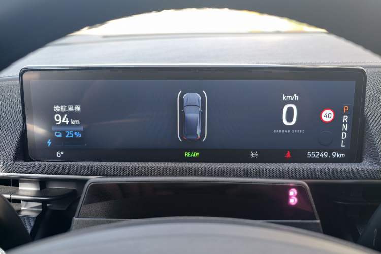Used Ford Mustang Mach-E 2021 AION Y Plus Rear-Drive Luxury Edition (Long Range) Odometer Close Up