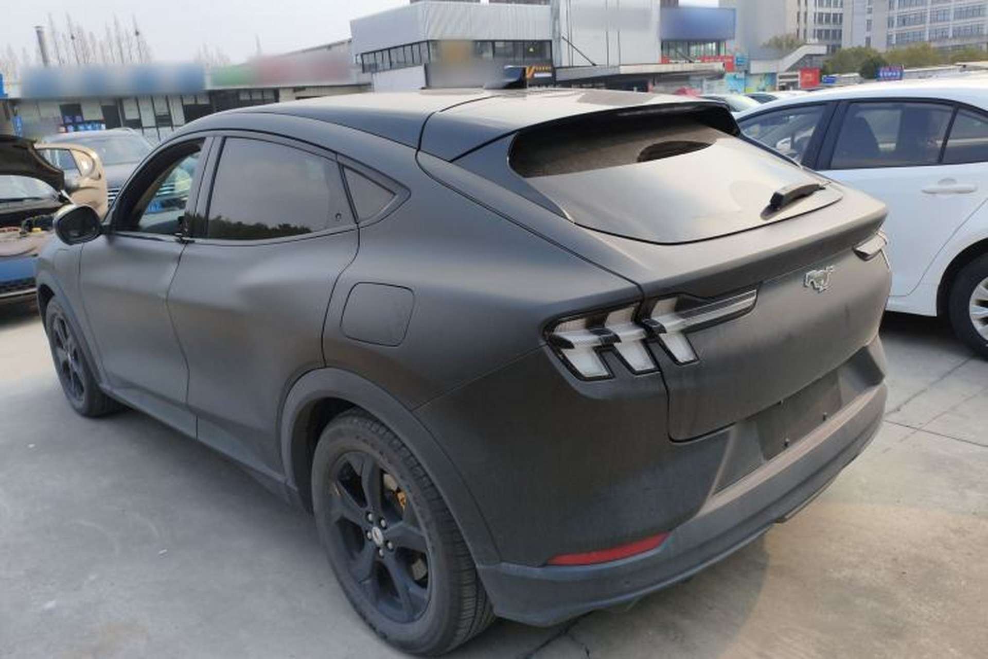 Used Ford Mustang Mach-E 2021 Leap Edition Rear-Drive Version (Standard Range) Rear Left 45 Deg