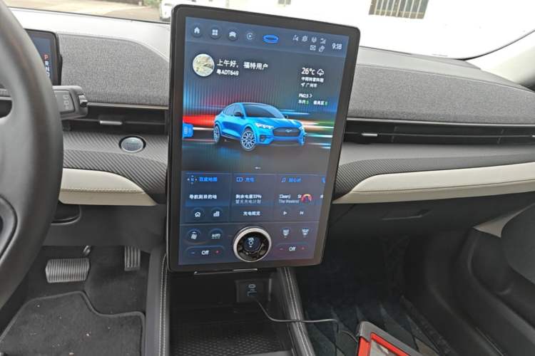 Used Ford Mustang Mach-E 2021 AION Y Plus Rear-Drive Luxury Edition (Long Range) Audio And AC Panel