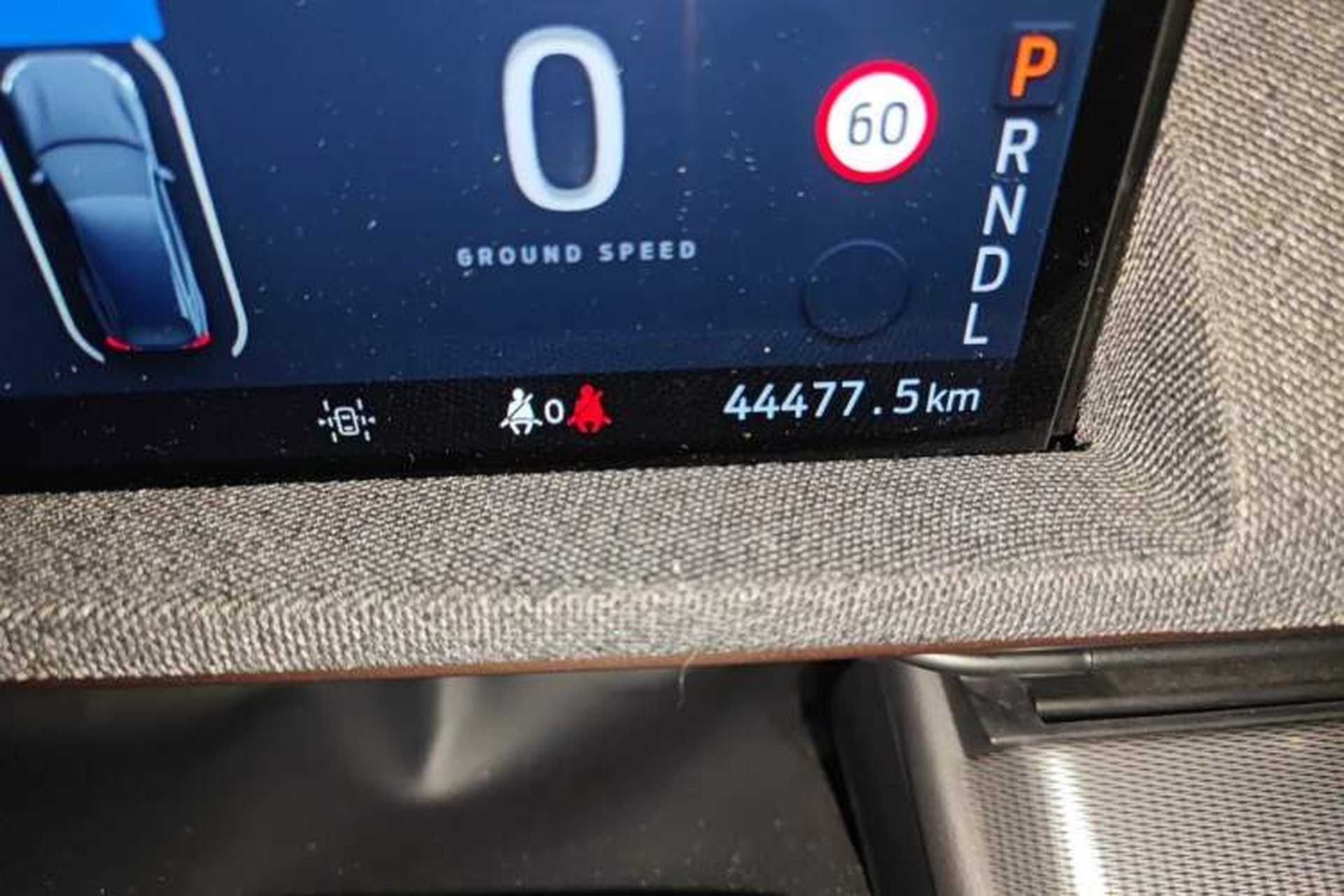 Used Ford Mustang Mach-E 2021 GT Model Odometer Close Up