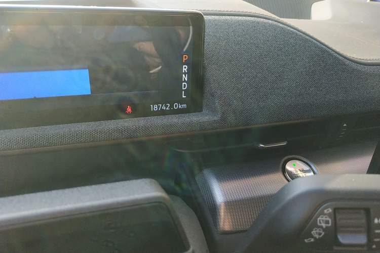Used Ford Mustang Mach-E 2021 GT Model Odometer Close Up