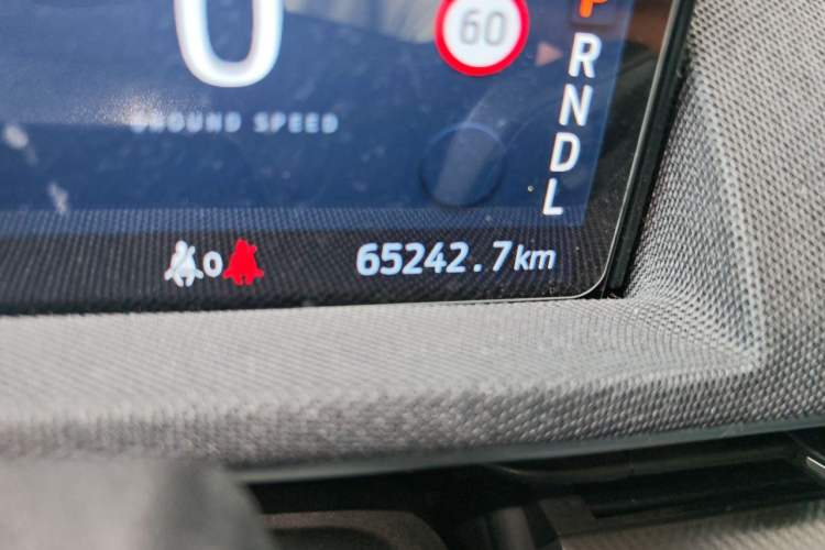 Used Ford Mustang Mach-E 2021 Leap Edition Rear-Drive Version (Standard Range) Odometer Close Up
