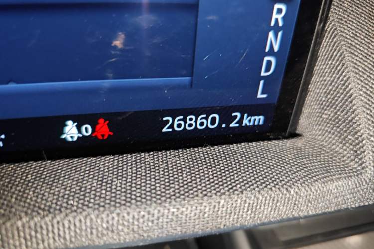 Used Ford Mustang Mach-E 2021 Leap Edition Rear-Drive Version (Standard Range) Odometer Close Up