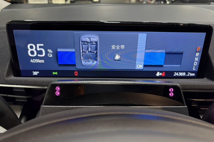 Used Ford Mustang Mach-E 2021 Leap Edition Rear-Drive Version (Standard Range) Odometer Close Up