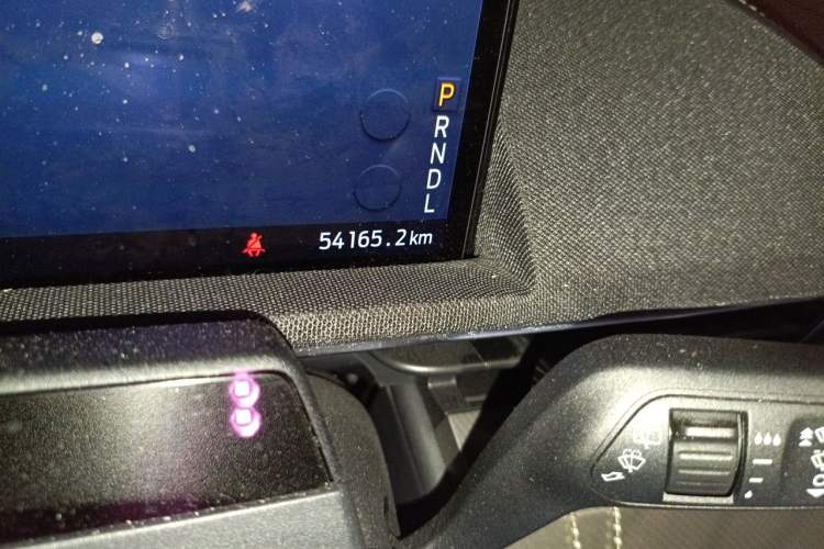 Used Ford Mustang Mach-E 2021 Leap Edition Rear-Drive Version (Standard Range) Odometer Close Up