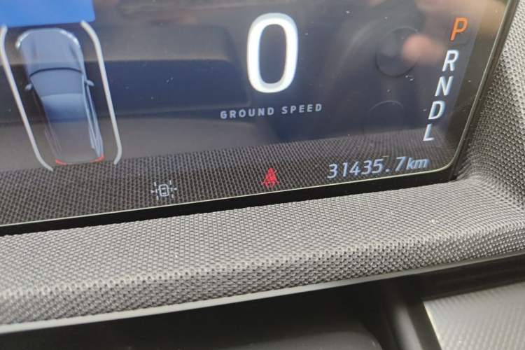 Used Ford Mustang Mach-E 2021 Leap Edition Rear-Drive Version (Standard Range) Odometer Close Up