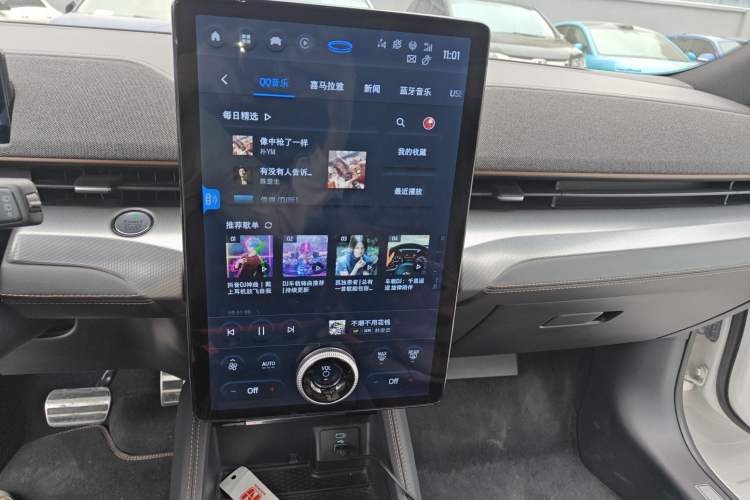 Used Ford Mustang Mach-E 2021 GT Model Audio And AC Panel
