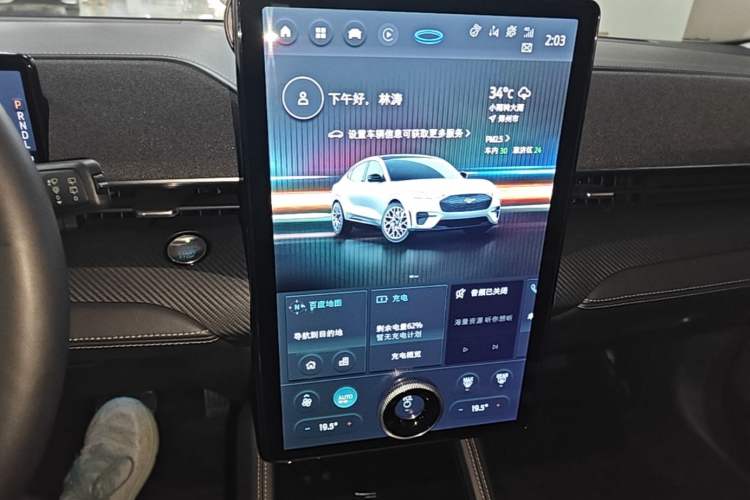 Used Ford Mustang Mach-E 2021 AION Y Plus Rear-Drive Luxury Edition (Long Range) Audio And AC Panel