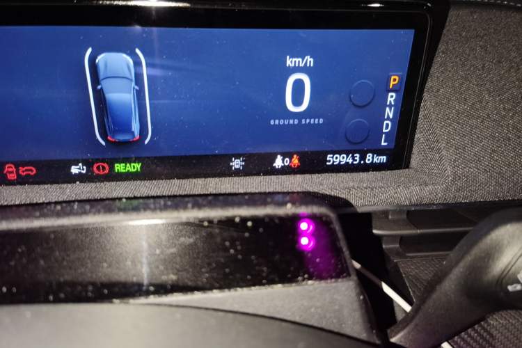 Used Ford Mustang Mach-E 2021 AION Y Plus Rear-Drive Luxury Edition (Long Range) Odometer Close Up