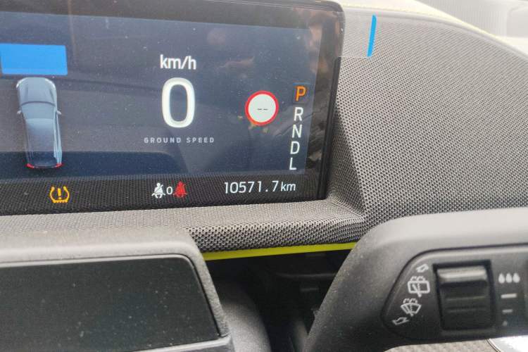 Used Ford Mustang Mach-E 2024 Windstorm Version (Long-Range) Odometer Close Up