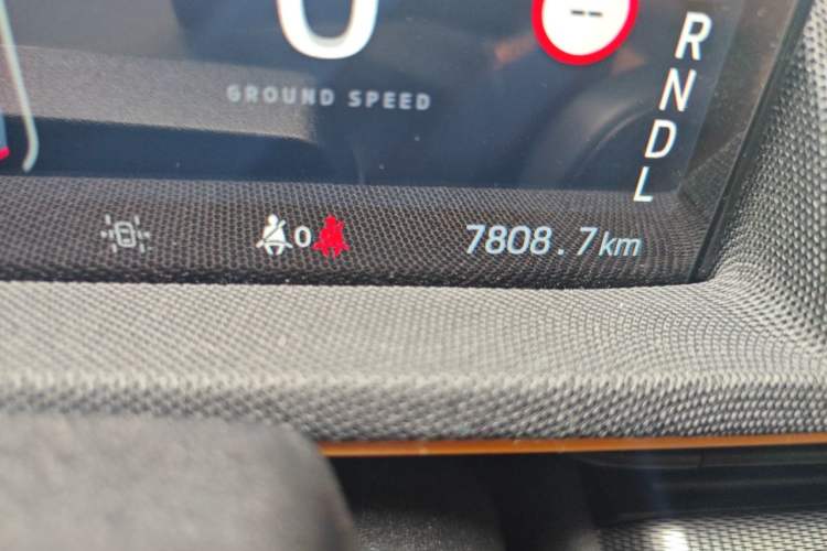 Used Ford Mustang Mach-E 2024 GT Model Odometer Close Up