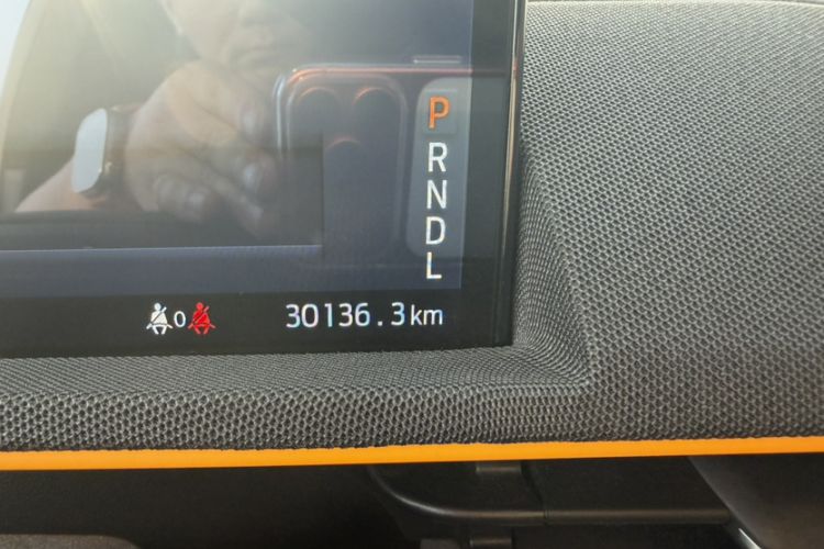 Used Ford Mustang Mach-E 2024 GT Model Odometer Close Up
