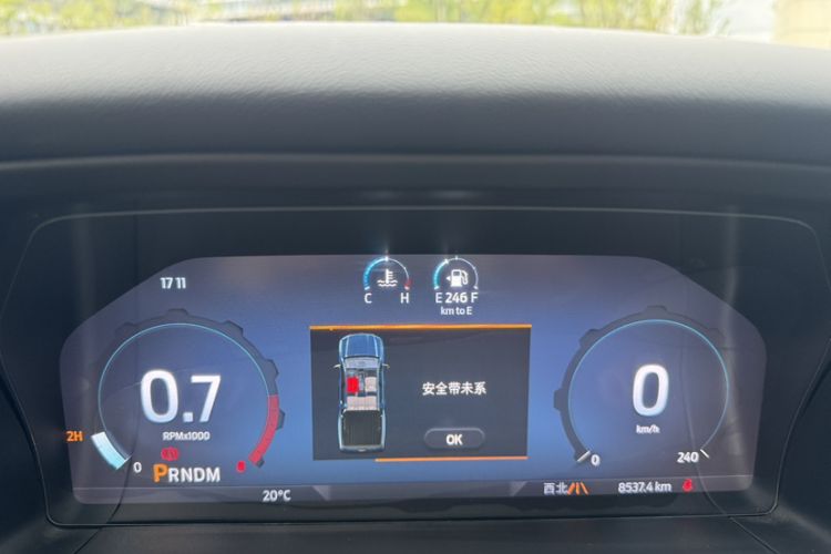 Used Ford Ranger 2023 Trailblazer 4x4 Automatic Version – Gasoline Odometer Close Up