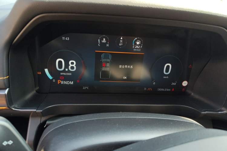 Used Ford Ranger 2023 1st Edition Diesel Instrument Cluster