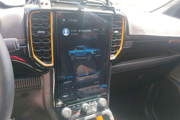 Used Ford Ranger 2023 1st Edition Gasoline Model Audio And AC Panel