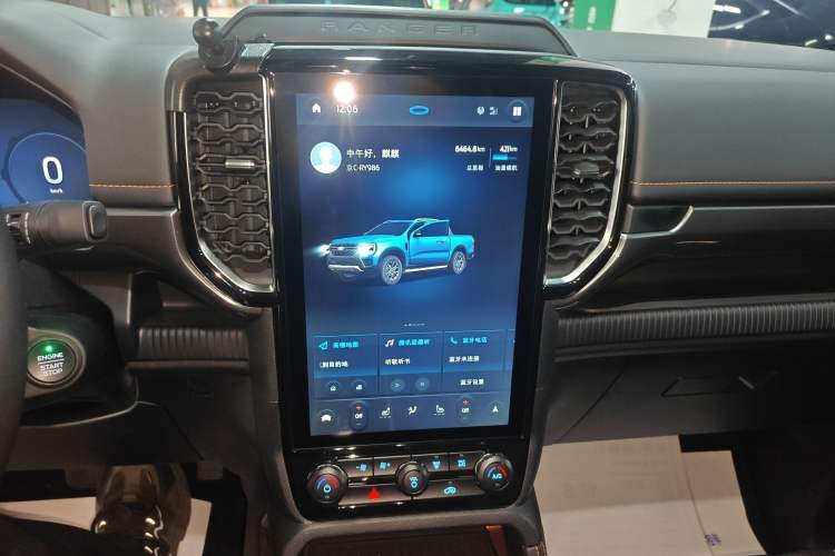 Used Ford Ranger 2023 Trailblazer 4x4 Automatic Version – Gasoline Audio And AC Panel