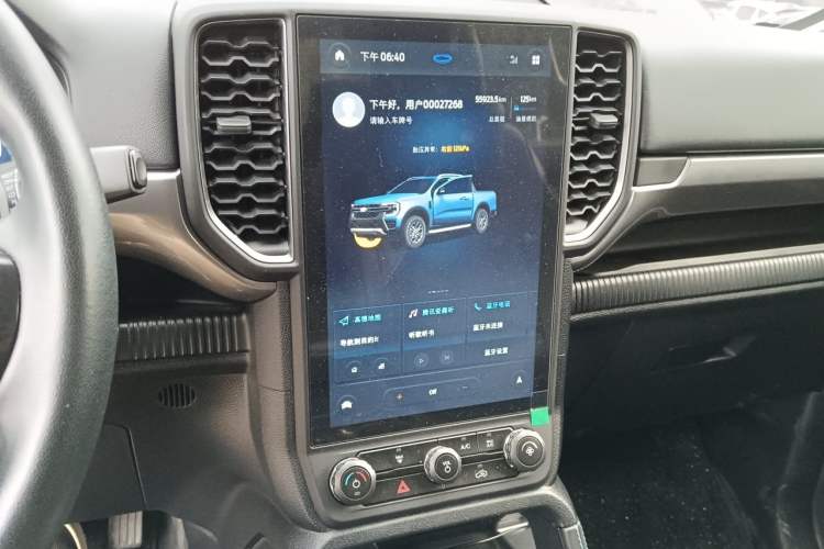 Used Ford Ranger 2023 Shanlin 4x4 Automatic Version Gasoline Audio And AC Panel
