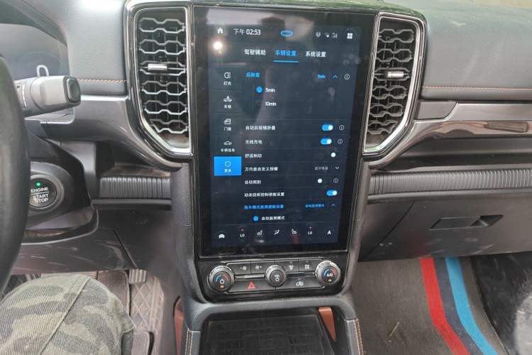 Used Ford Ranger 2023 Trailblazer 4x4 Automatic Version – Gasoline Audio And AC Panel